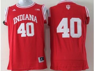Indiana Hoosiers 40 Cody Zeller Red NCAA Basketball Jersey