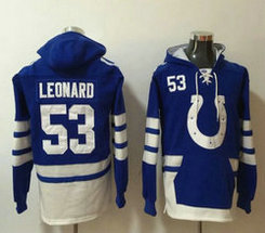 Indianapolis Colts #53 Darius Leonard NFL Stitched Hoodies