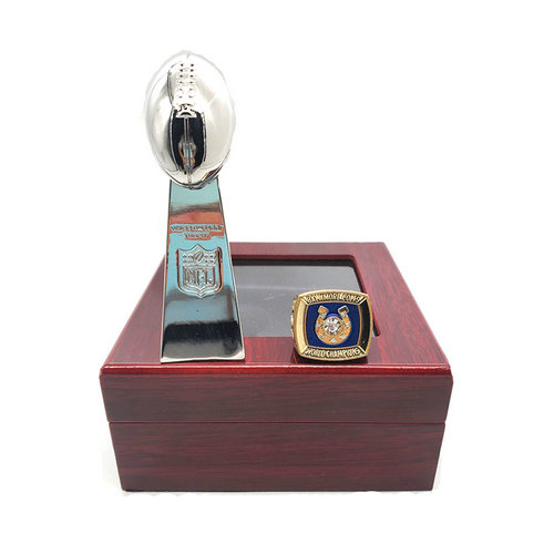 Indianapolis Colts 1970 NFL one ring + one trophy set
