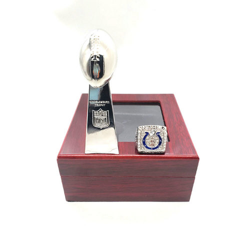 Indianapolis Colts 2006 NFL one ring + one trophy set