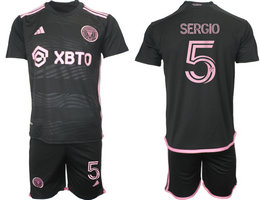 Inter Miami CF 2023-24 #5 SERGIO Away Soccer Club Jersey