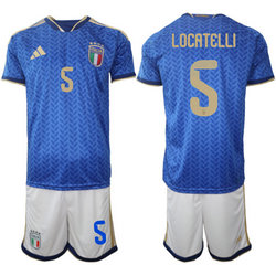 Italy #5 Locatelli Home 2026 World Cup Soccer jersey