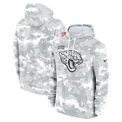 Jacksonville Jaguars 2024 Camo Salute To Service Pullove Hoodie