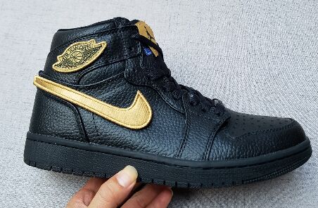 Jordan 1(I) Air High BHM Black Basketball shoes size 40-47.5