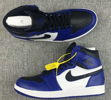 Jordan 1(I) Air White Blue Basketball shoes size 40-47.5