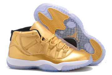 Jordan 11(XI) Gold authentic shoes 41-45