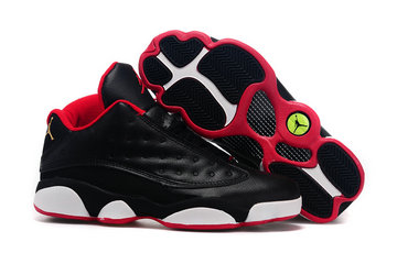 Jordan 13(XIII) Low GS 30th black authentic Air shoes 41-47