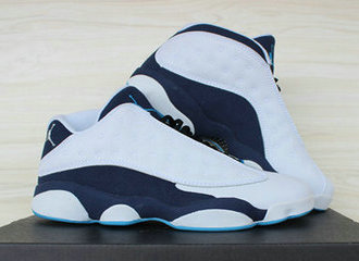 Jordan 13(XIII) panda low white blue authentic Air shoes 41-47