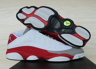 Jordan 13(XIII) panda low white red authentic Air shoes 41-47