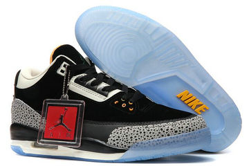 Jordan 3(III) Air Black Basketball shoes AAA size 40-47