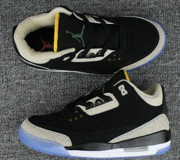 Jordan 3(III) Air Black Basketball shoes size 40-47