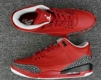 Jordan 3(III) Air Red Basketball shoes size 41-47