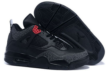 Jordan 4(IV) Air Black Basketball shoes 7 size 41-47
