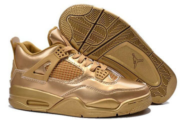 Jordan 4(IV) Air Gold Basketball shoes size 41-47