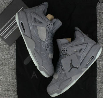 Jordan 4(IV) Air Grey Basketball shoes size AAA 40-47.5