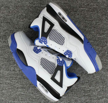 Jordan 4(IV) Air White Blue Basketball shoes size 41-47