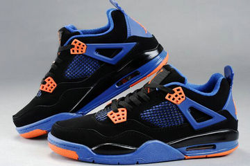Jordan 4(IV) Black Blue Basketball shoes size 41-47