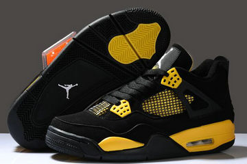 Jordan 4(IV) Black Gold Basketball shoes size 41-47