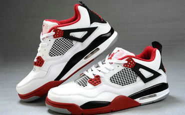 Jordan 4(IV) White Black Red Basketball shoes 1 size 40-47