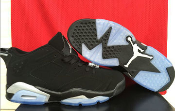 Jordan 6(VI) Air Low Black Basketball shoes size 41-47