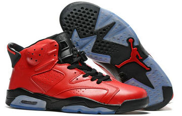 Jordan 6(VI) Air Red Black Basketball shoes size 41-47