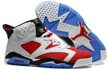 Jordan 6(VI) Air White Red Basketball shoes size 41-47