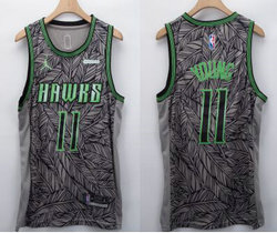 Jordan Atlanta Hawks #11 Trae Young fashion Authentic NBA jersey