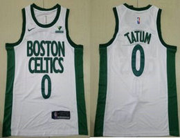 Nike Boston Celtics #0 Jayson Tatum 2020-21 City Authentic Stitched NBA Jersey