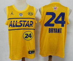 Jordan Los Angeles Lakers #24 Kobe Bryant 2020-21 All Star Authentic Stitched NBA Jersey