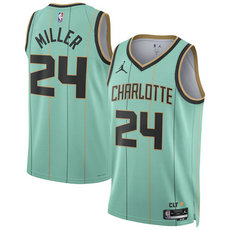 Jordon Charlotte Hornets #24 Brandon Miller 2024 25 City Edition Stitched Basketball Jersey