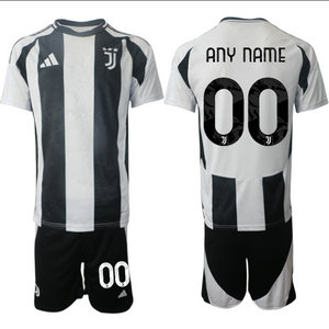 Juventus 2024-25 any name home Soccer Club Jerseys