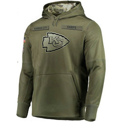 Kansas City Chiefs 2024 Army green Pullove Hoodie
