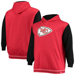 Kansas City Chiefs Fanatics Branded Big Tall Block Party Pullover Hoodie