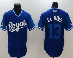 Kansas City Royals #13 Salvador Perez El Ni帽o 2018 Players Weekend Authentic MLB Stitched Jersey