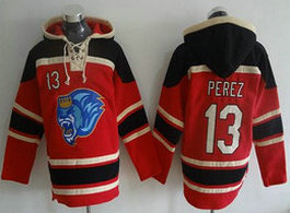 Kansas City Royals #13 Salvador Perez Red Authentic stitched NHL Hoodie