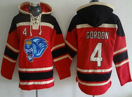 Kansas City Royals #4 Alex Gordon Red Authentic stitched mlb Hoodie
