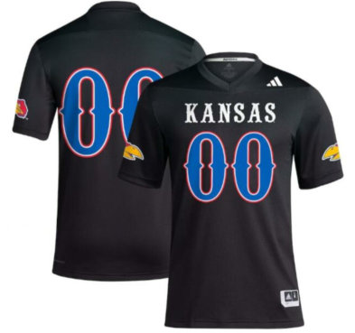 Kansas Jayhawks custom black jersey