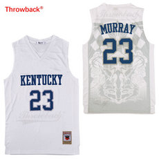 Kentucky Wildcats #23 Jamal Murray White Throwback Authentic Sitched Basketball jersey