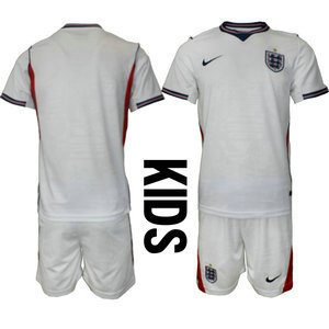 Kids England White home 2026 World Cup Soccer jersey