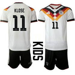 Kids Germany #11 Klose Home 2026 World Cup Soccer jersey