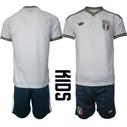 Kids Italy Blank Away 2026 World Cup Soccer jersey