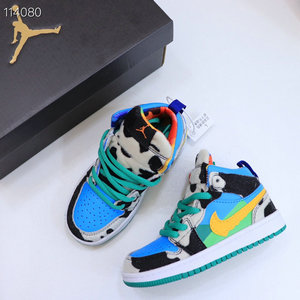 Kids Jordan 1(I) Authentic basketball shoes Size 22-39 106