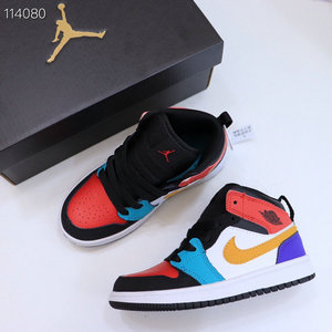 Kids Jordan 1(I) Authentic basketball shoes Size 22-39 107