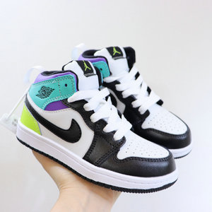 Kids Jordan 1(I) Authentic basketball shoes Size 22-39 68