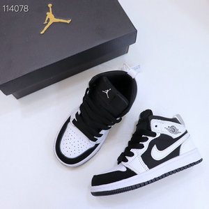 Kids Jordan 1(I) Authentic basketball shoes Size 22-39 86