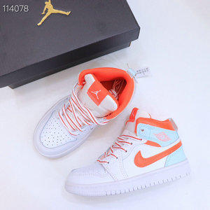 Kids Jordan 1(I) Authentic basketball shoes Size 22-39 91