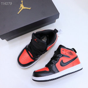 Kids Jordan 1(I) Authentic basketball shoes Size 22-39 93