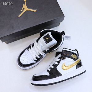 Kids Jordan 1(I) Authentic basketball shoes Size 22-39 99