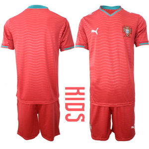 Kids Portugal Blank Home 2026 World Cup Soccer jersey