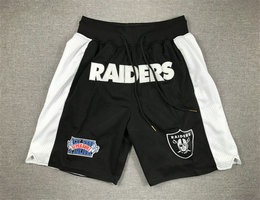 Las Vegas Raiders 2024 Black Shorts